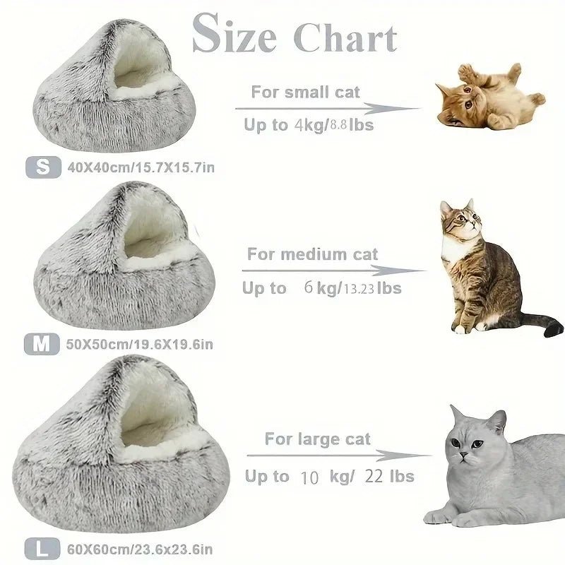 Cozy Cat Cave Bed