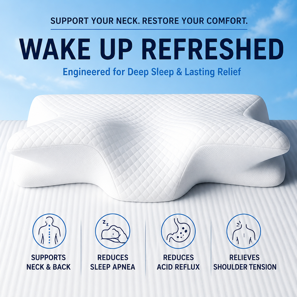 CervaRest™ Pro Relief Pillow