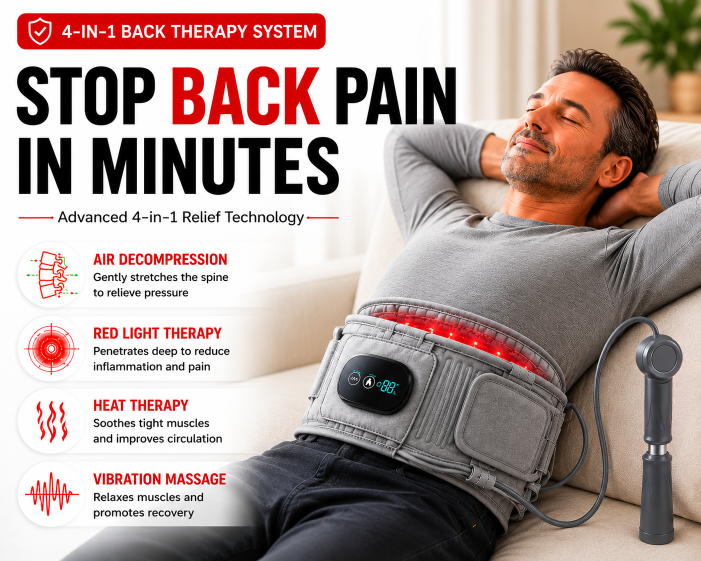 SpineRevive™ 4-in-1 Belt