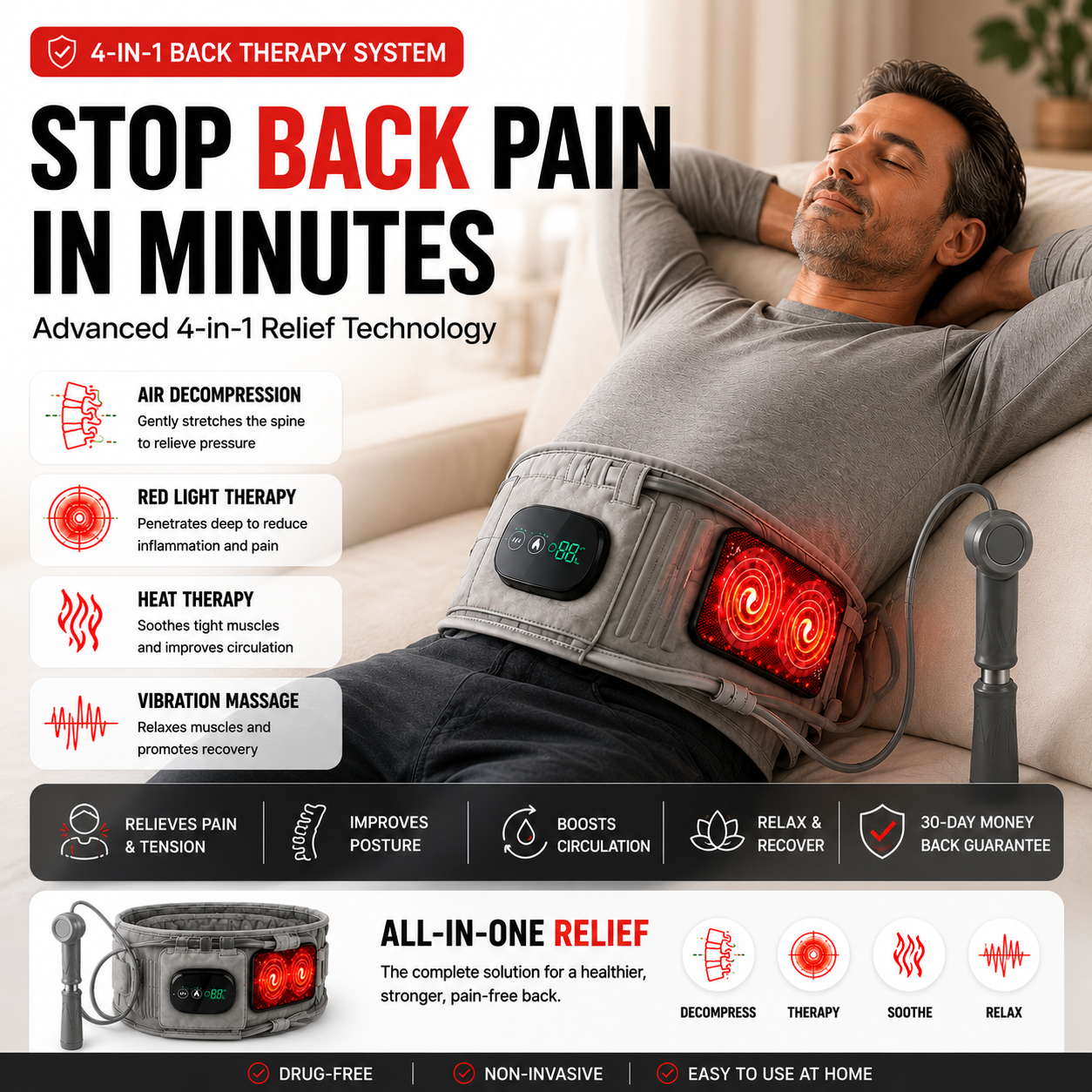 SpineRevive™ 4-in-1 Belt