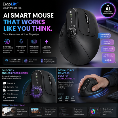 ErgoLift™ Smart Mouse Pro