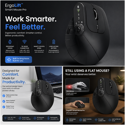 ErgoLift™ Smart Mouse Pro