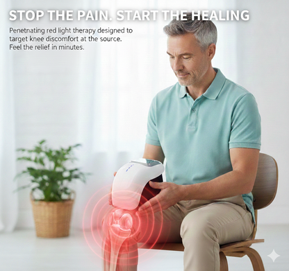 KneeBliss™ Heat & Red Light Therapy Massager