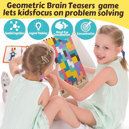 Colorwood Block Puzzle Set