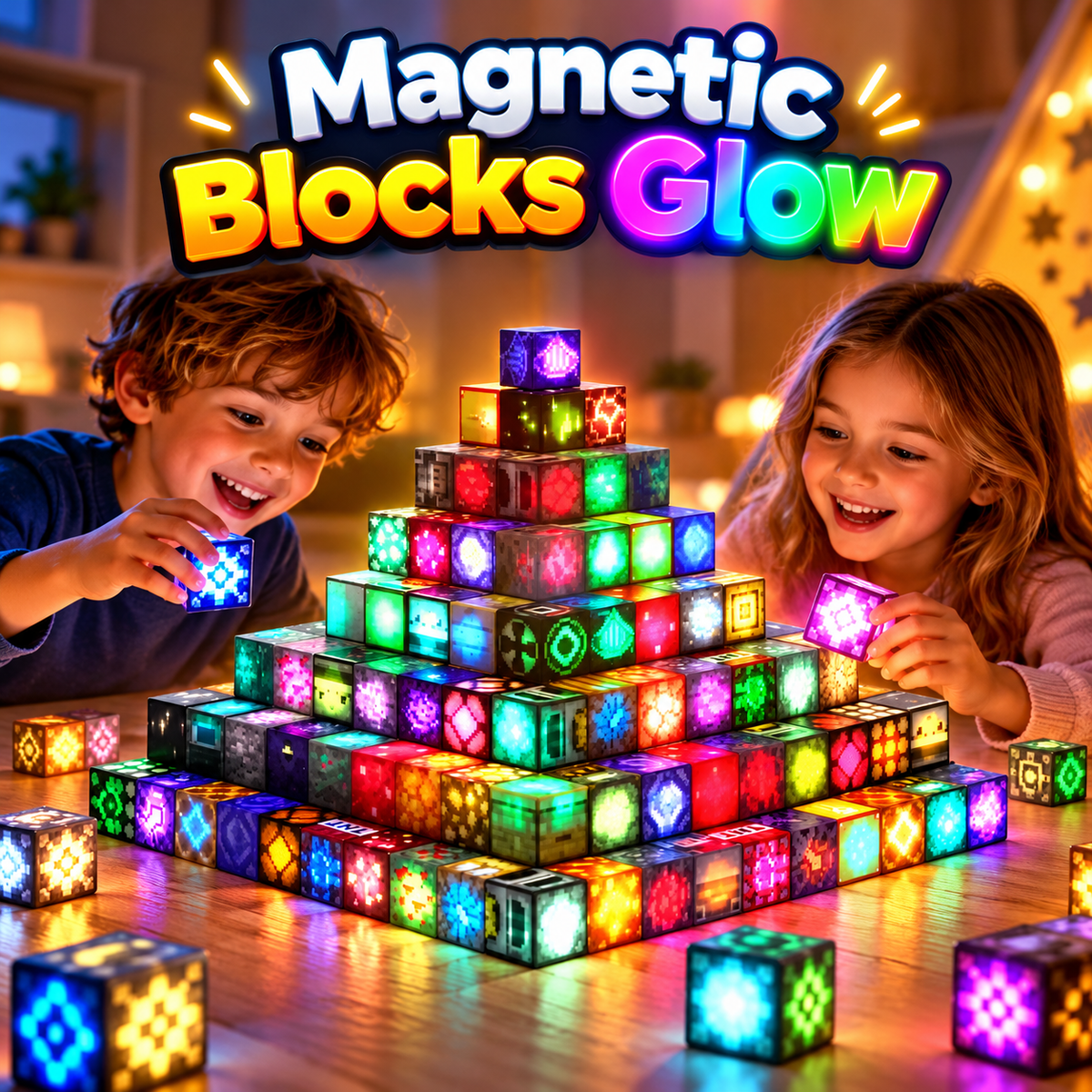 Magnetic Blocks Glow