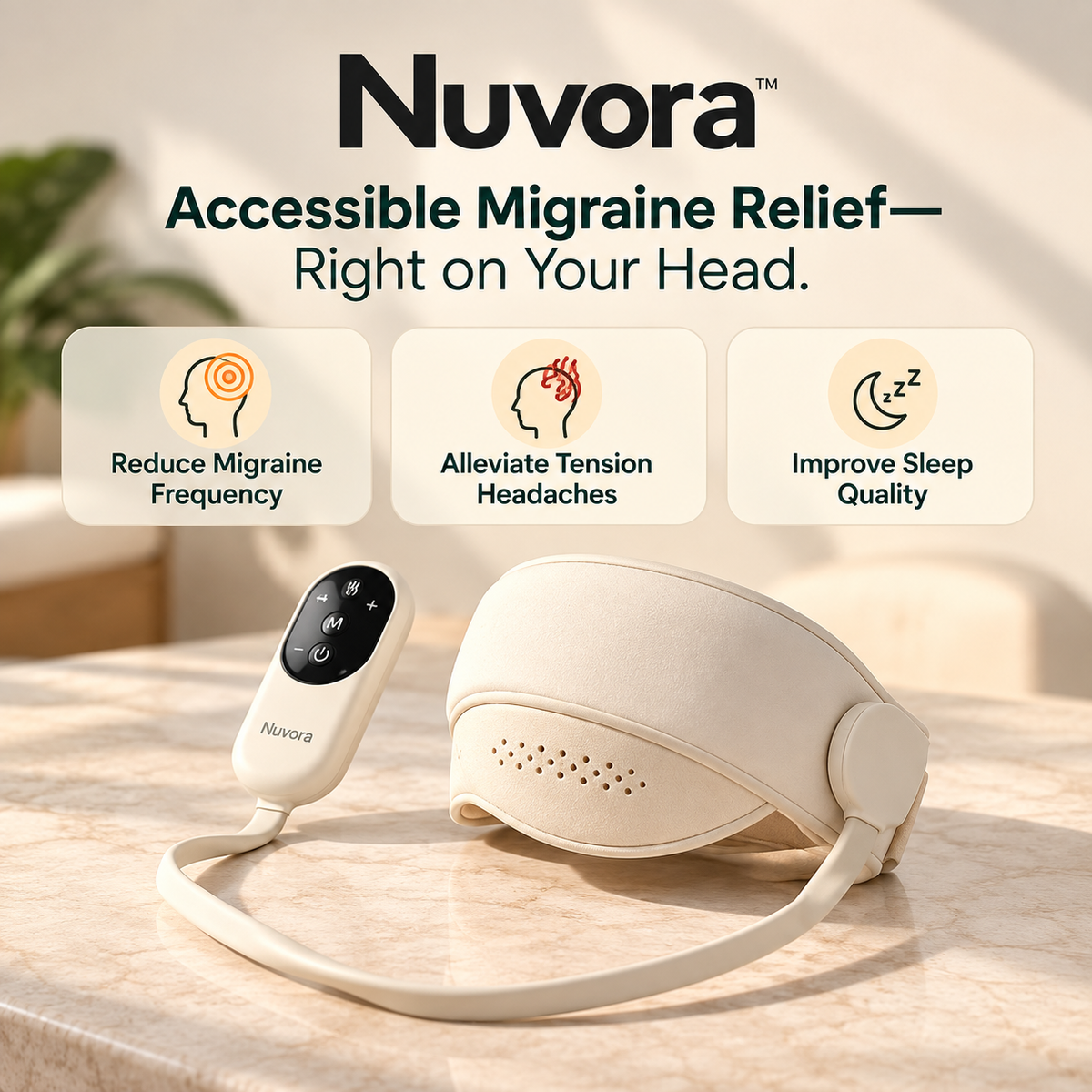 Nuvora™ Headache Relief Headset