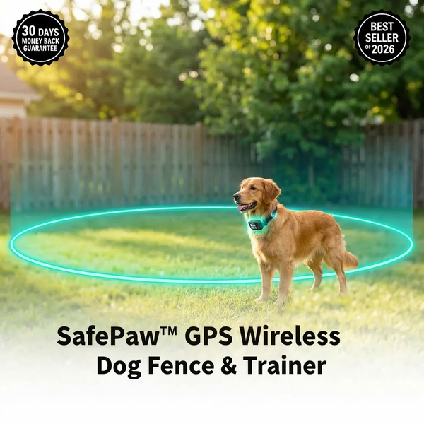 SafePaw™ GPS Wireless Dog Fence & Trainer