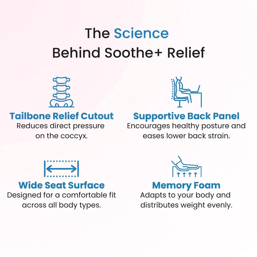 Finally Sit Without That Lower-Back & Tailbone Pain