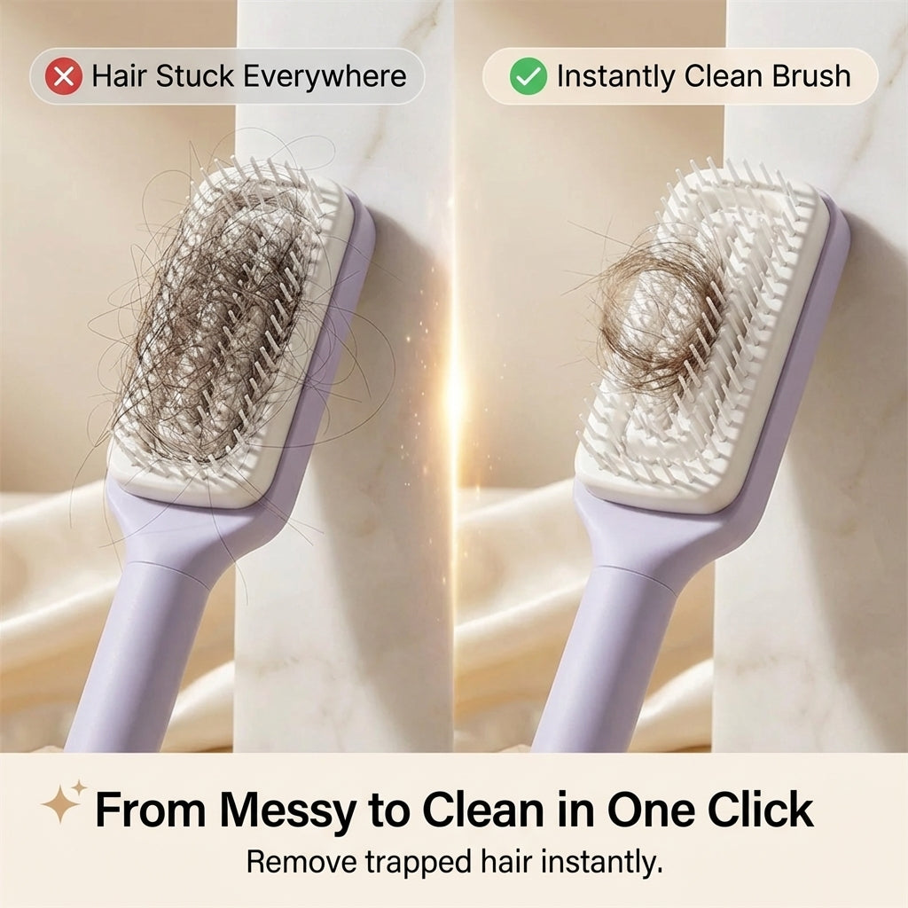 The Hairbrush That Cleans Itself