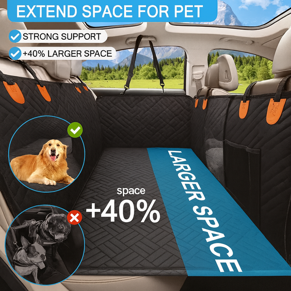 Hard-Base Dog Seat Protector