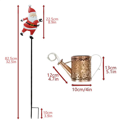 Santa Solar Pouring Light