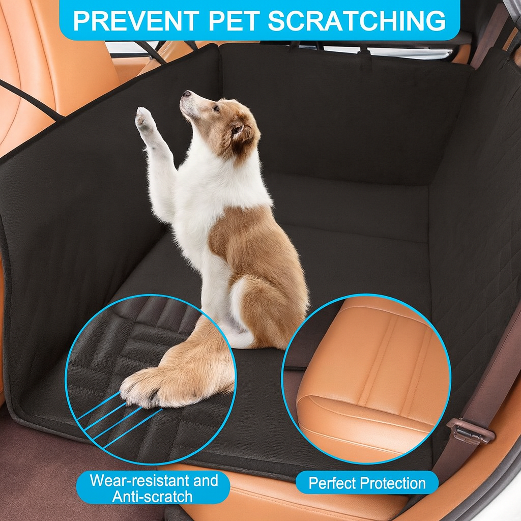 Hard-Base Dog Seat Protector